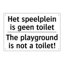 Het speelplein is geen toilet - The playground is not a toilet!/.../