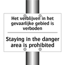 Het verblijven in het gevaarlijke /.../ - Staying in the danger area is /.../