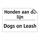 Honden aan de lijn - Dogs on Leash