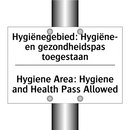 Hygiënegebied: Hygiëne- en gezondheidspas /.../ - Hygiene Area: Hygiene and Health /.../