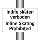 Inline skaten verboden - Inline Skating Prohibited