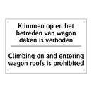 Klimmen op en het betreden van /.../ - Climbing on and entering wagon /.../