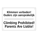Klimmen verboden! Ouders zijn /.../ - Climbing Prohibited! Parents Are /.../