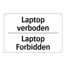 Laptop verboden - Laptop Forbidden