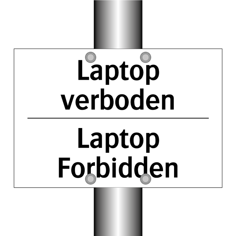 Laptop verboden - Laptop Forbidden