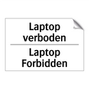 Laptop verboden - Laptop Forbidden