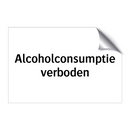 Alcoholconsumptie verboden