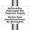 Machinekamer Onbevoegden Niet /.../ - Machine Room Unauthorized Persons /.../