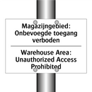 Magazijngebied: Onbevoegde toegang /.../ - Warehouse Area: Unauthorized Access /.../