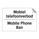 Mobiel telefoonverbod - Mobile Phone Ban