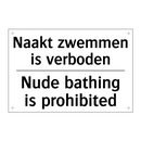 Naakt zwemmen is verboden - Nude bathing is prohibited