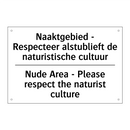 Naaktgebied - Respecteer alstublieft /.../ - Nude Area - Please respect the /.../