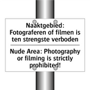 Naaktgebied: Fotograferen of filmen /.../ - Nude Area: Photography or filming /.../