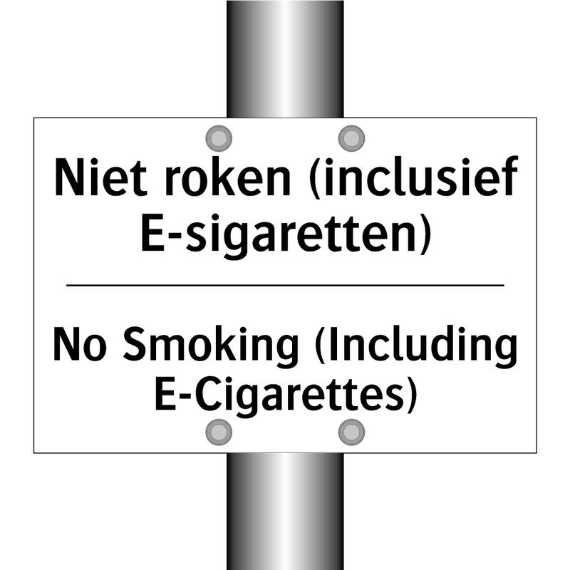 Niet roken (inclusief E-sigaretten)/.../ - No Smoking (Including E-Cigarettes)/.../