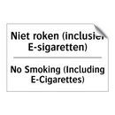 Niet roken (inclusief E-sigaretten)/.../ - No Smoking (Including E-Cigarettes)/.../