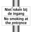 Niet roken bij de ingang - No smoking at the entrance