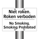 Niet roken. Roken verboden - No Smoking. Smoking Prohibited