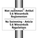 Niet zwemmen - Artikel 5.6 Wiesenkolk /.../ - No Swimming - Article 5.6 Wiesenkolk /.../