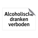 Alcoholische dranken verboden