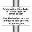 Onbevoegden zijn verboden om het /.../ - Unauthorized persons are prohibited /.../