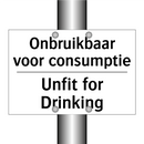 Onbruikbaar voor consumptie - Unfit for Drinking
