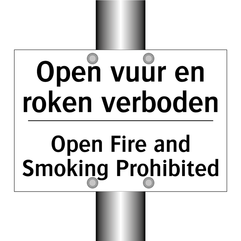 Open vuur en roken verboden - Open Fire and Smoking Prohibited/.../