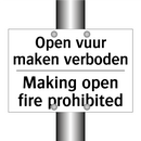 Open vuur maken verboden - Making open fire prohibited