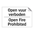 Open vuur verboden - Open Fire Prohibited