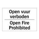 Open vuur verboden - Open Fire Prohibited