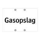 Gasopslag