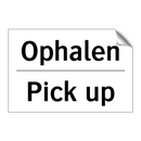 Ophalen - Pick up