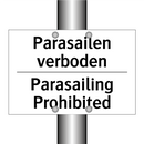 Parasailen verboden - Parasailing Prohibited