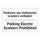 Parkeren van elektrische scooters /.../ - Parking Electric Scooters Prohibited/.../