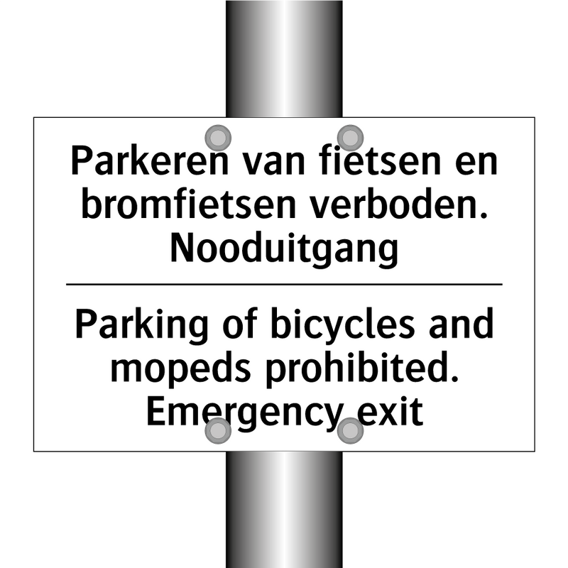 Parkeren van fietsen en bromfietsen /.../ - Parking of bicycles and mopeds /.../
