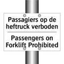 Passagiers op de heftruck verboden/.../ - Passengers on Forklift Prohibited/.../