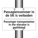 Passagiersvervoer in de lift is /.../ - Passenger transportation in the /.../