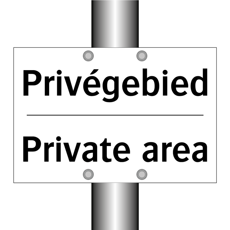 Privégebied - Private area