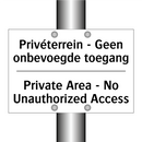 Privéterrein - Geen onbevoegde /.../ - Private Area - No Unauthorized /.../