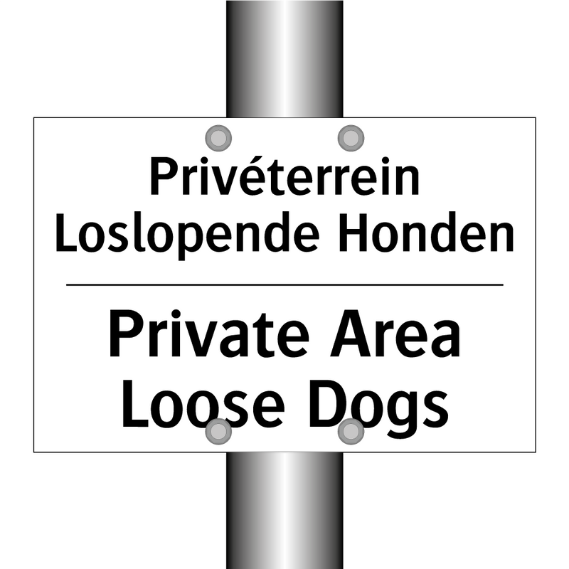 Privéterrein Loslopende Honden - Private Area Loose Dogs