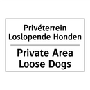 Privéterrein Loslopende Honden - Private Area Loose Dogs