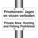Privéterrein: Jagen en vissen /.../ - Private Area: Hunting and Fishing /.../