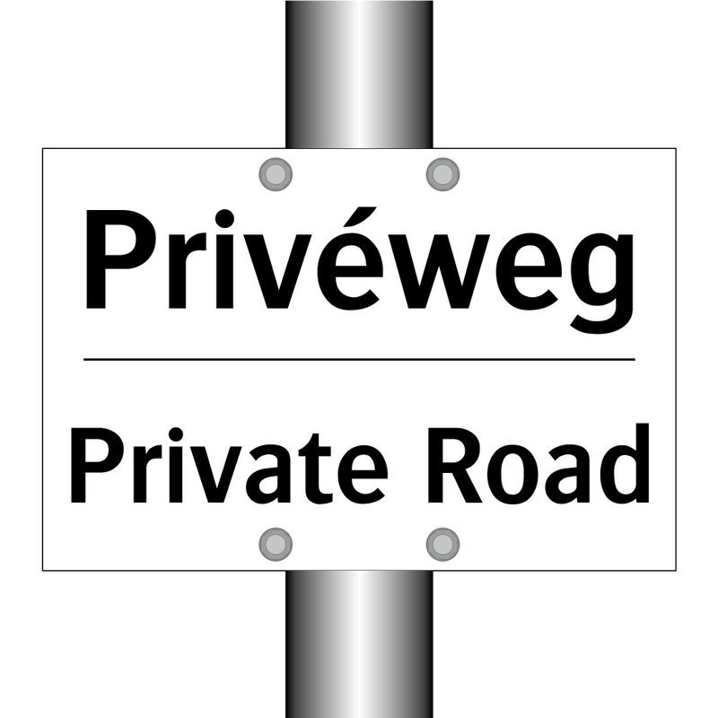 Privéweg - Private Road