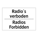 Radio's verboden - Radios Forbidden