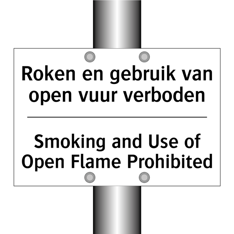 Roken en gebruik van open vuur /.../ - Smoking and Use of Open Flame /.../