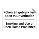 Roken en gebruik van open vuur /.../ - Smoking and Use of Open Flame /.../