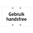 Gebruik handsfree