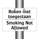 Roken niet toegestaan - Smoking Not Allowed