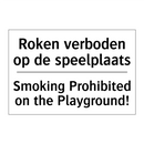 Roken verboden op de speelplaats/.../ - Smoking Prohibited on the Playground!/.../