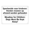 Speelweide voor kinderen: Honden /.../ - Meadow for Children: Dogs Must /.../