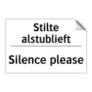 Stilte alstublieft - Silence please
